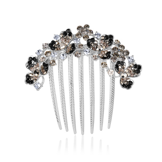 NEWBRIDGE HAIR ACCESSORY WITH BLACK & CLEAR STONES