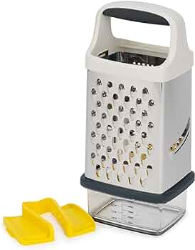 JOSEPH JOSEPH MULTI-GRIP(TM) BOX GRATER WITH PRECISION FOOD-GRIP