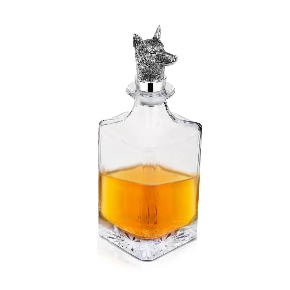 NEWBRIDGE FOX HEAD DECANTER