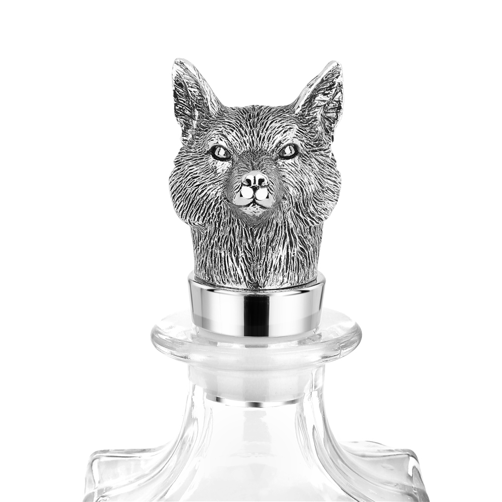 NEWBRIDGE FOX HEAD DECANTER