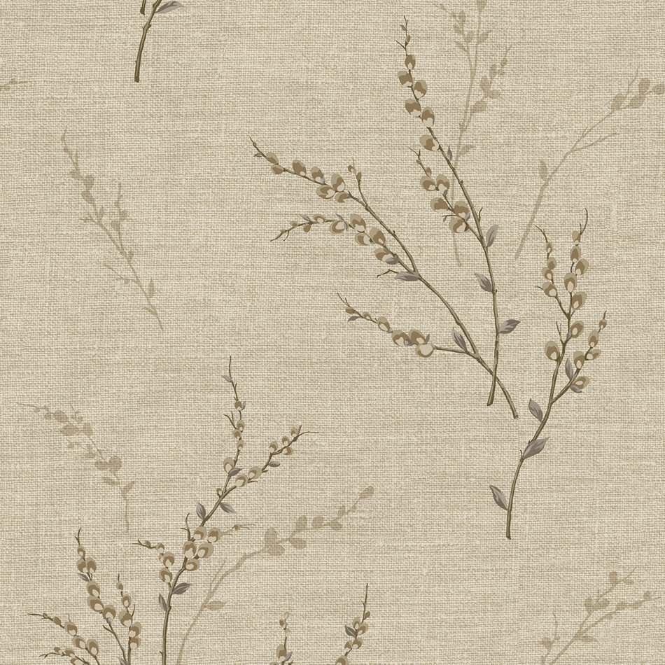 BELGRAVIA CARMELLA BROWN TWIG WALLPAPER