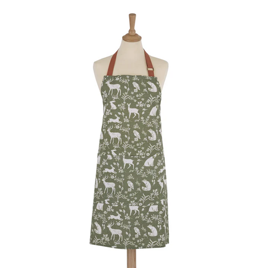 ULSTER WEAVERS FOREST FRIENDS SAGE APRON