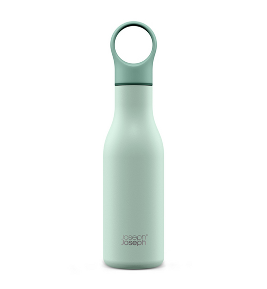 JOSEPH JOSEPH LOOP VACUUM INSULATED WATER BOTTLE 500ML (17OZ)-GREEN