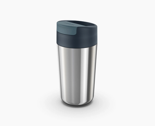 JOSEPH JOSEPH SIPP(TM) STAINLESS-STEEL TRAVEL MUG LARGE WITH HYGIENIC LID 454ML