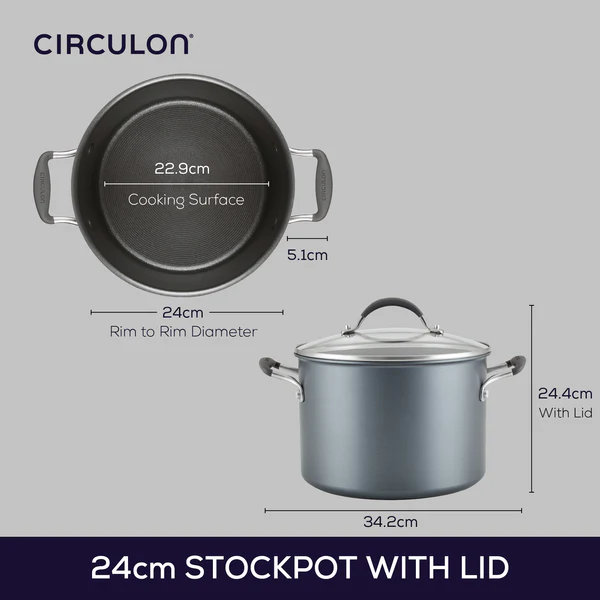 CIRCULON SCRATCH DEFENCE STOCKPOT 24CM/7.6L