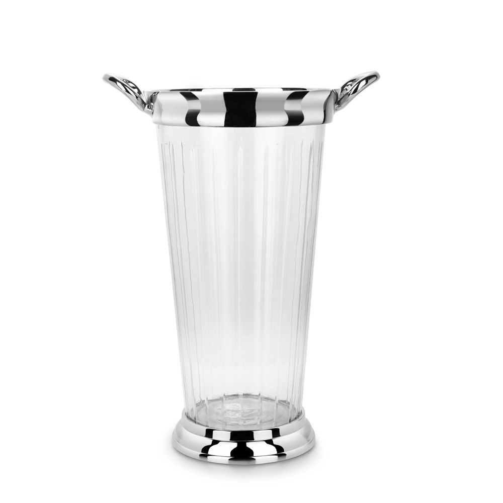 NEWBRIDGE LARGE GLASS VASE