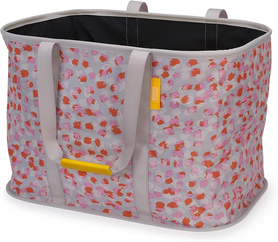 JOSEPH JOSEPH HOLD-ALL(TM) MAX PEACH COLLAPSIBLE 55L LAUNDRY BASKET