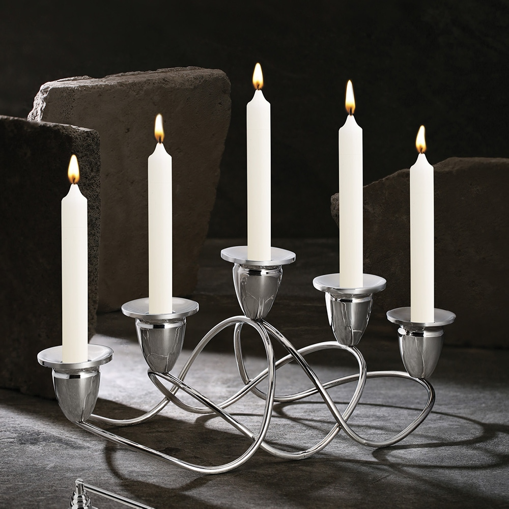 NEWBRIDGE 5 PIECE TAPER CANDLE HOLDER