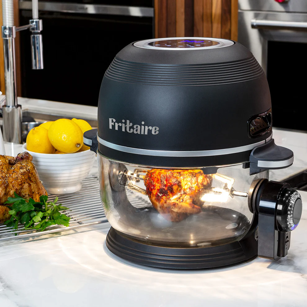 FRITAIRE GLASS AIR FRYER - BLACK