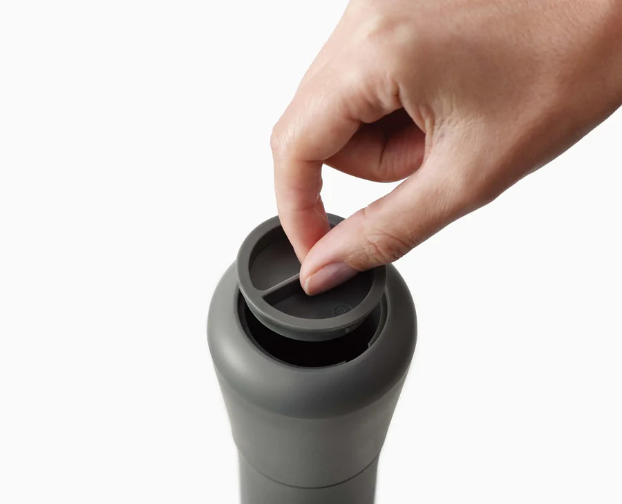 JOSEPH JOSEPH MILLTOP GREY SALT & PEPPER MILLS