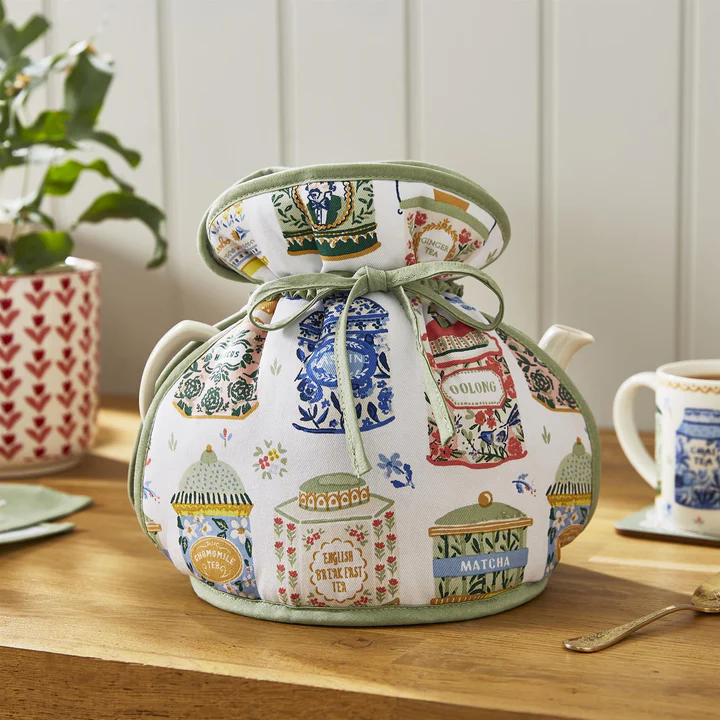 ULSTER WEAVERS TEA TINS MUFF TEA COSY