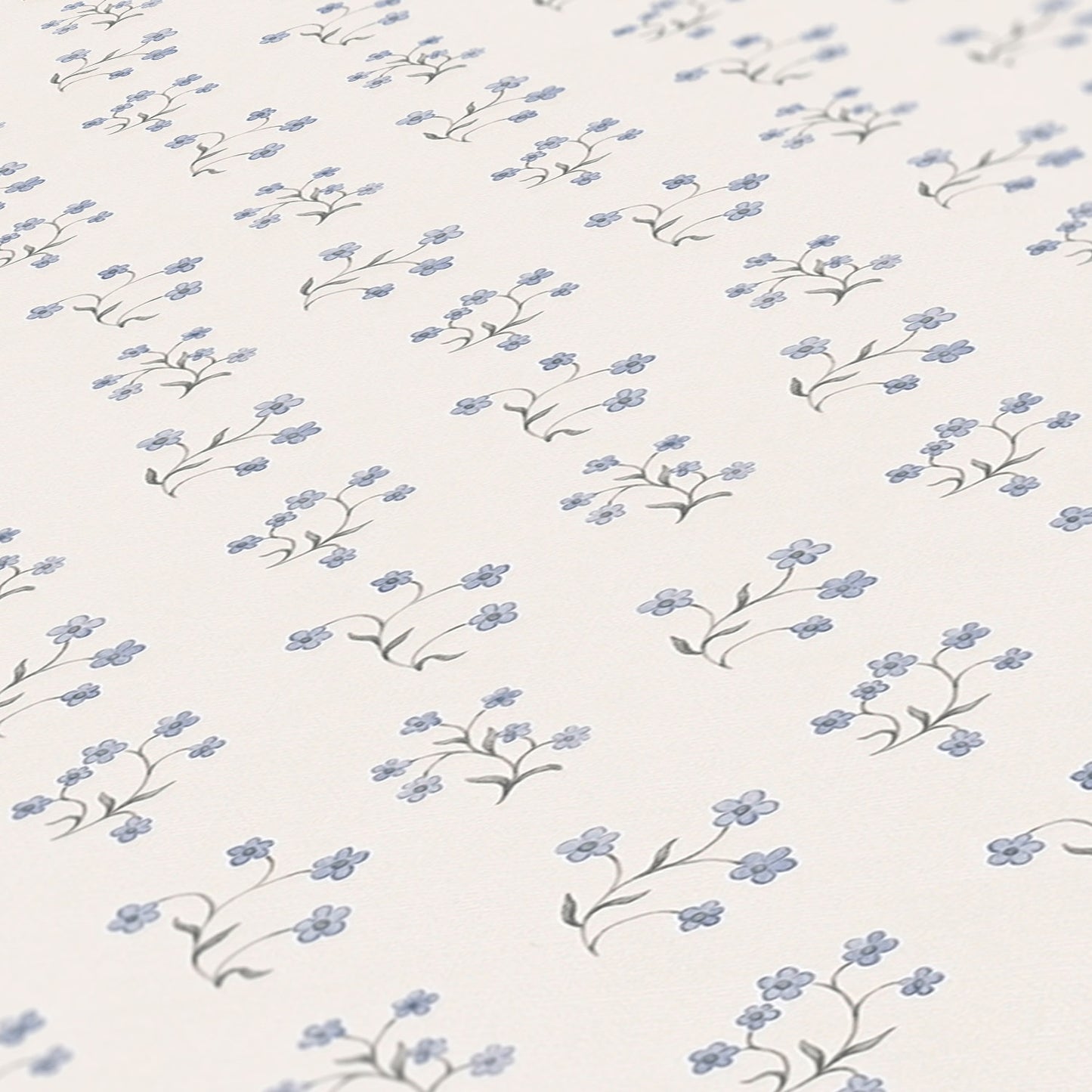 A.S. CRÉATION MAISON CHARME BLUE DITSY WALLPAPER