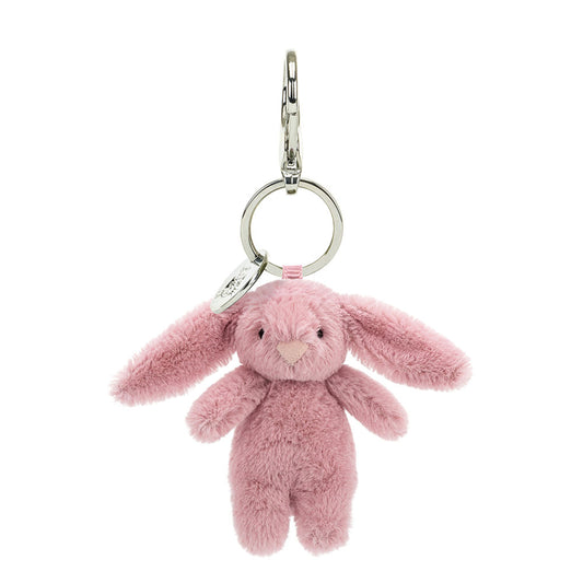 JELLYCAT BASHFUL BUNNY TULIP BAG CHARM