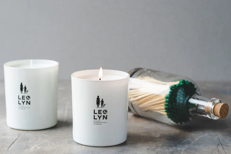 LEO & LYN BLACK POMEGRANATE CANDLE