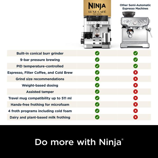 NINJA LUXE CAFÉ PREMIER ESPRESSO MACHINE - ES601UK