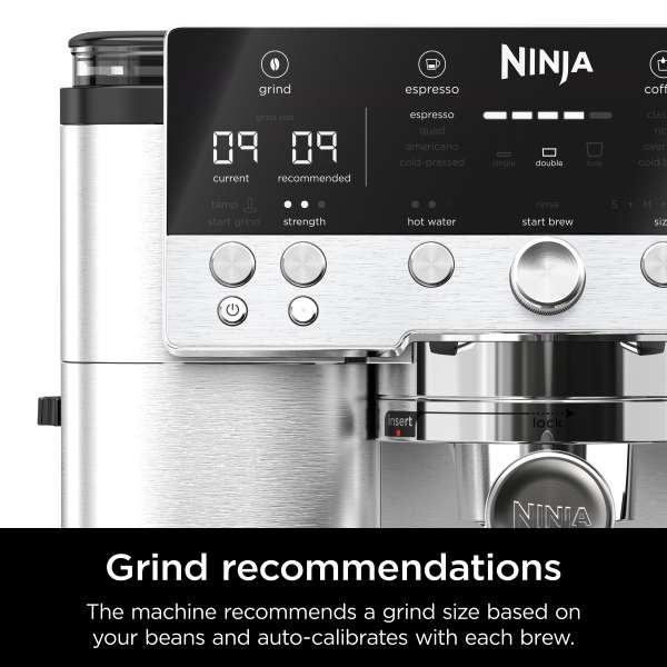 NINJA LUXE CAFÉ PREMIER ESPRESSO MACHINE - ES601UK