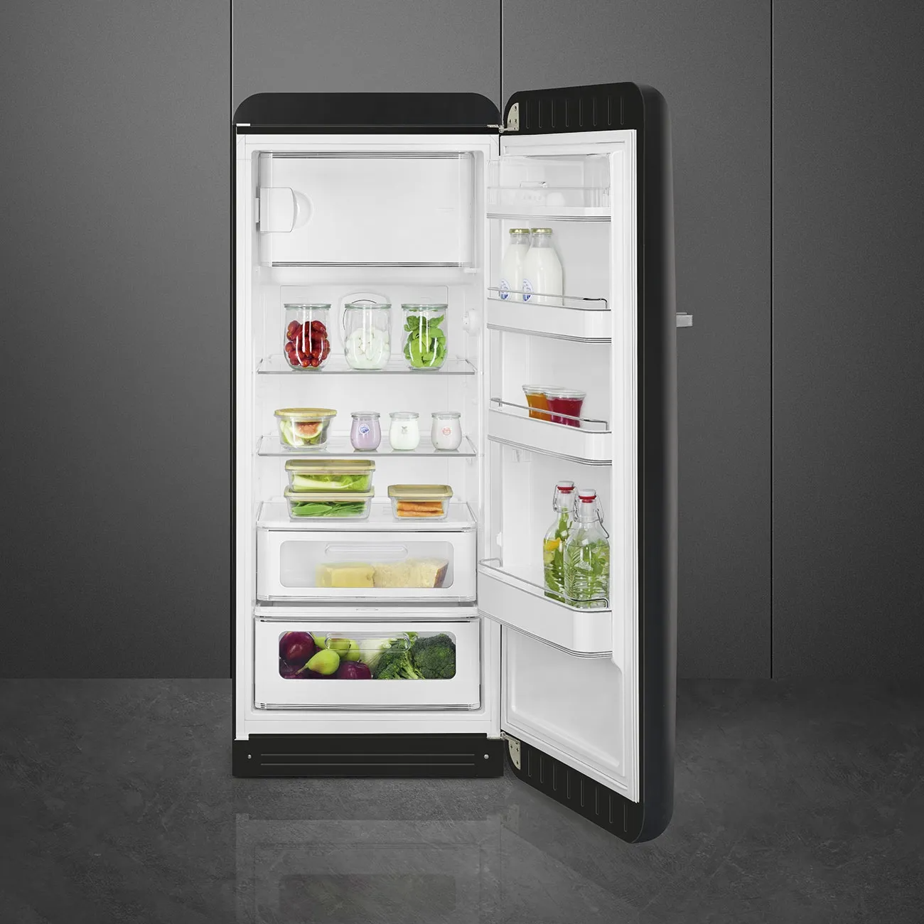 SMEG 60CM 50S STYLE FRIDGE WITH ICEBOX