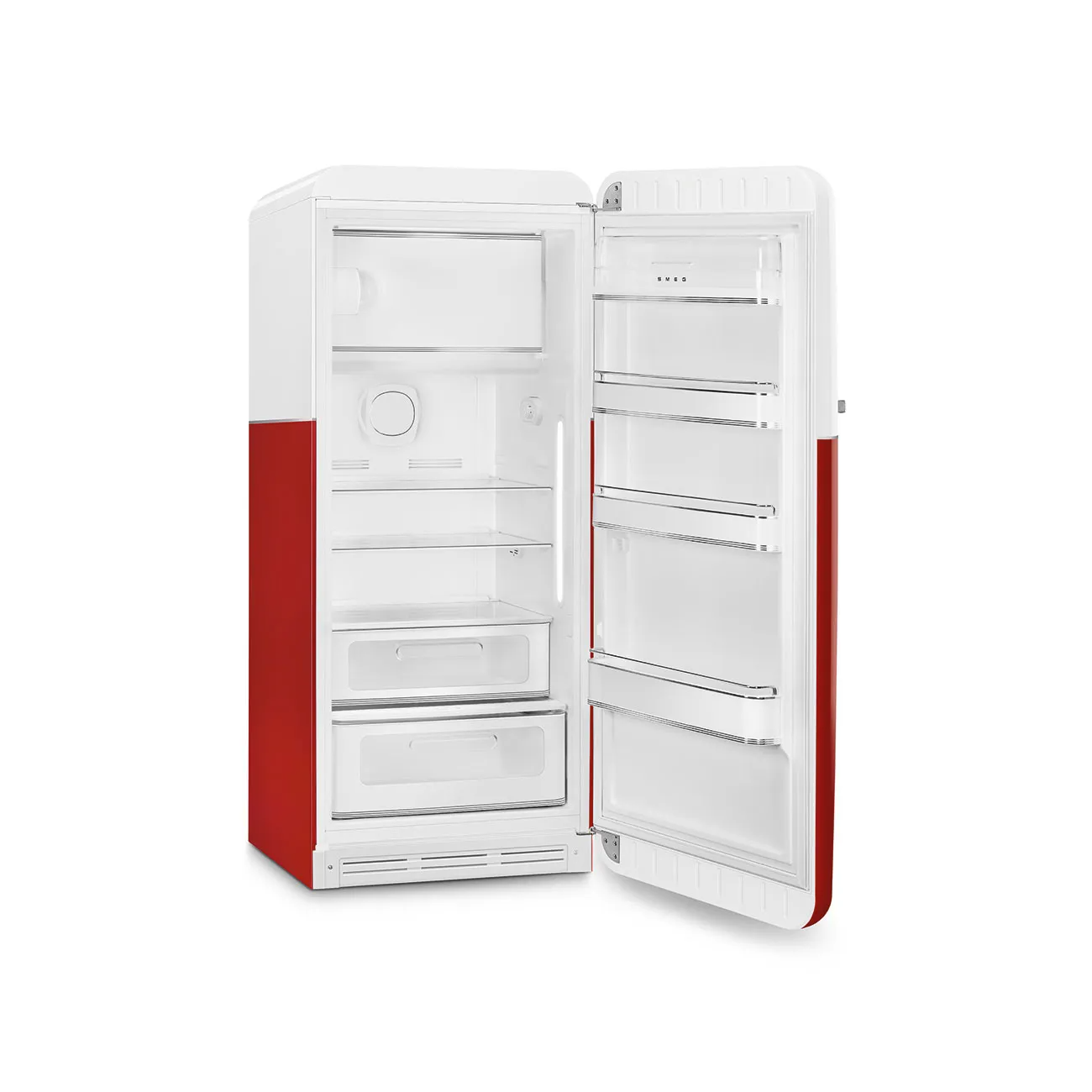 SMEG 60CM COCA-COLA 50S STYLE FRIDGE WITH ICEBOX RIGHT HAND HINGE