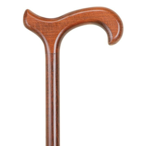 CHARLES BUYERS RIGID DERBY CANE BROWN