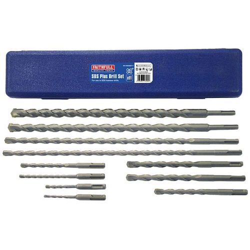 FAITHFULL SDS+ DRILL SET 11PC