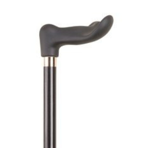 CHARLES BUYERS RIGID SOFT HANDLE RIGHT HAND WALKING STICK