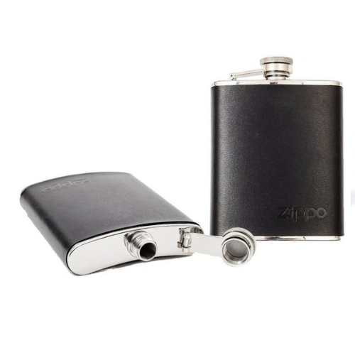 ZIPPO LEATHER HIP FLASK