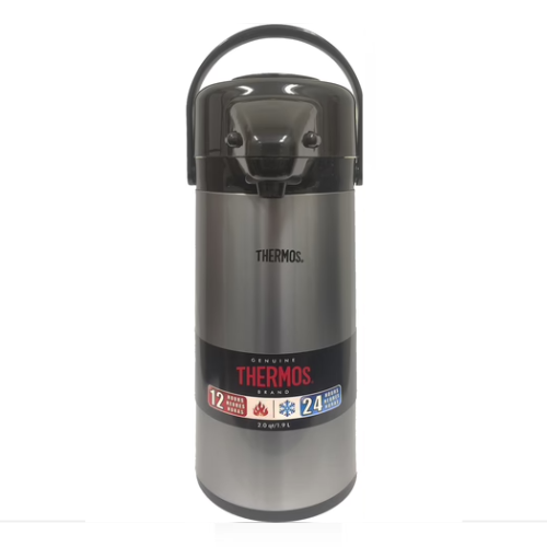 THERMOS PUMP FLASK STAINLESS STEEL 1.9L TPP1900