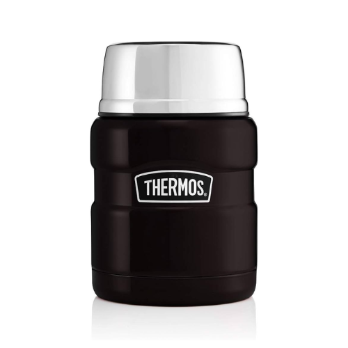 THERMOS KING FOOD FLASK 470ML BLACK