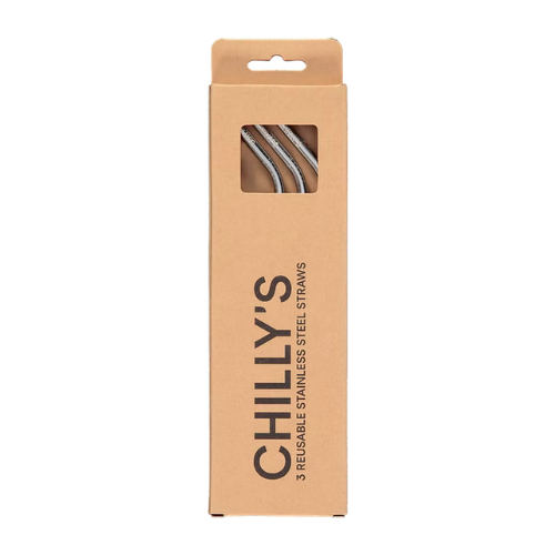 CHILLY'S PACK 3 REUSABLE STRAWS