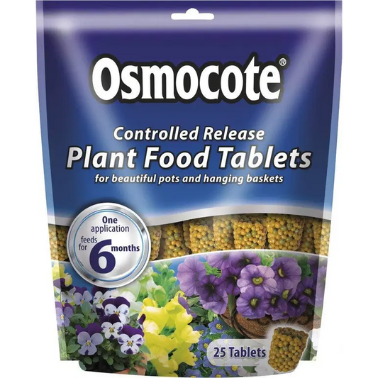 OSMOCOTE CONTROLLED RELEASE PLANT FOOD TABLETS 25 PACK