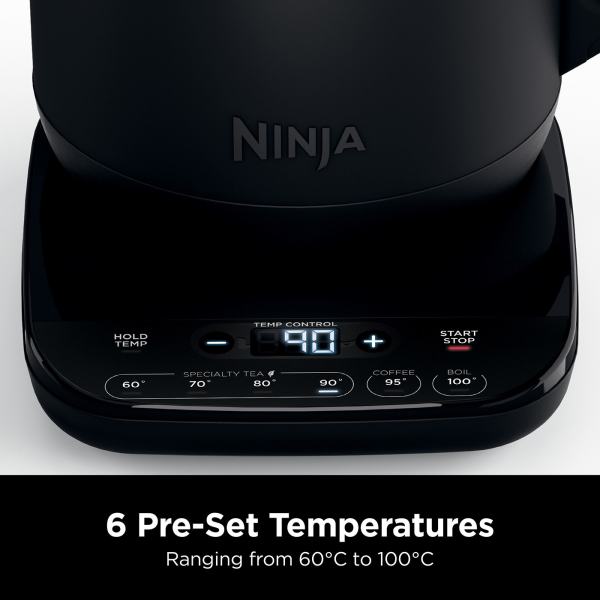 NINJA PERFECT TEMP KETTLE BLACK - KT200UK