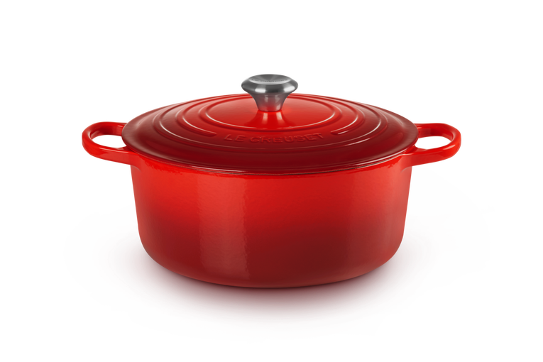 LE CREUSET SIGNATURE CAST IRON ROUND CASSEROLE