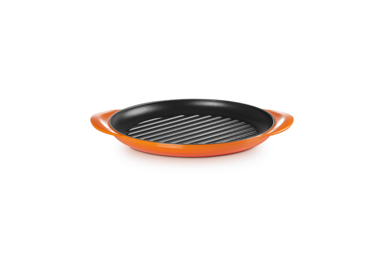 LE CREUSET CAST IRON CLASSIC ROUND GRILL 25CM