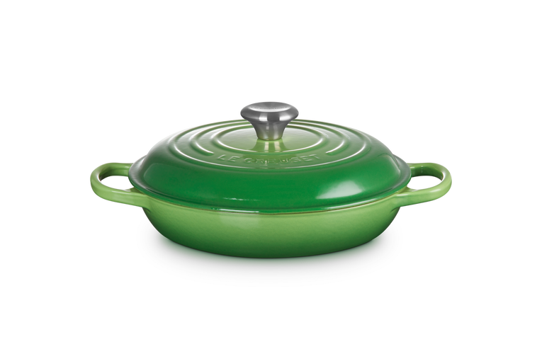 LE CREUSET SIGNATURE CAST IRON SHALLOW CASSEROLE