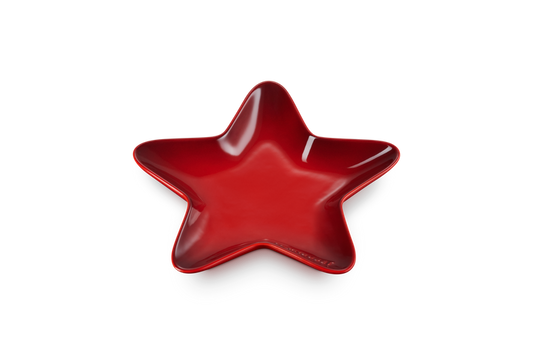 LE CREUSET STAR PLATE CERISE