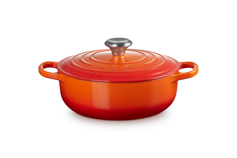 LE CREUSET SIGNATURE CAST IRON SAUTEUSE 24CM