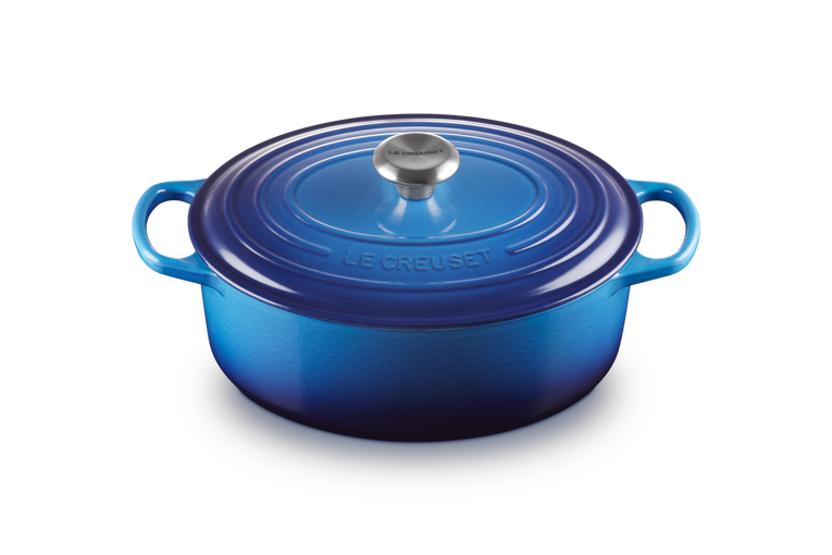 LE CREUSET SIGNATURE CAST IRON OVAL CASSEROLE