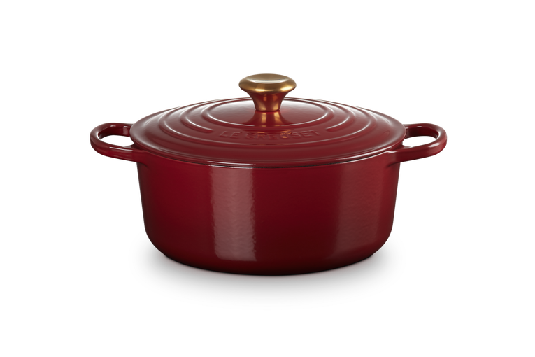 LE CREUSET SIGNATURE CAST IRON ROUND CASSEROLE