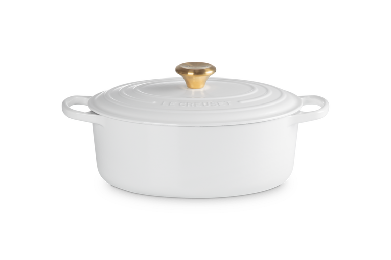 LE CREUSET SIGNATURE CAST IRON OVAL CASSEROLE