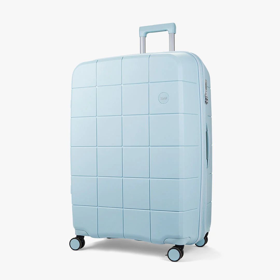 ROCK PIXEL SUITCASE - PASTEL BLUE