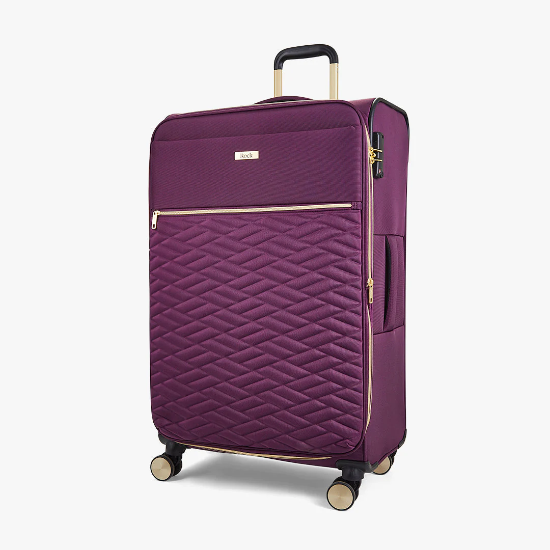 ROCK SLOANE SUITCASE - PURPLE