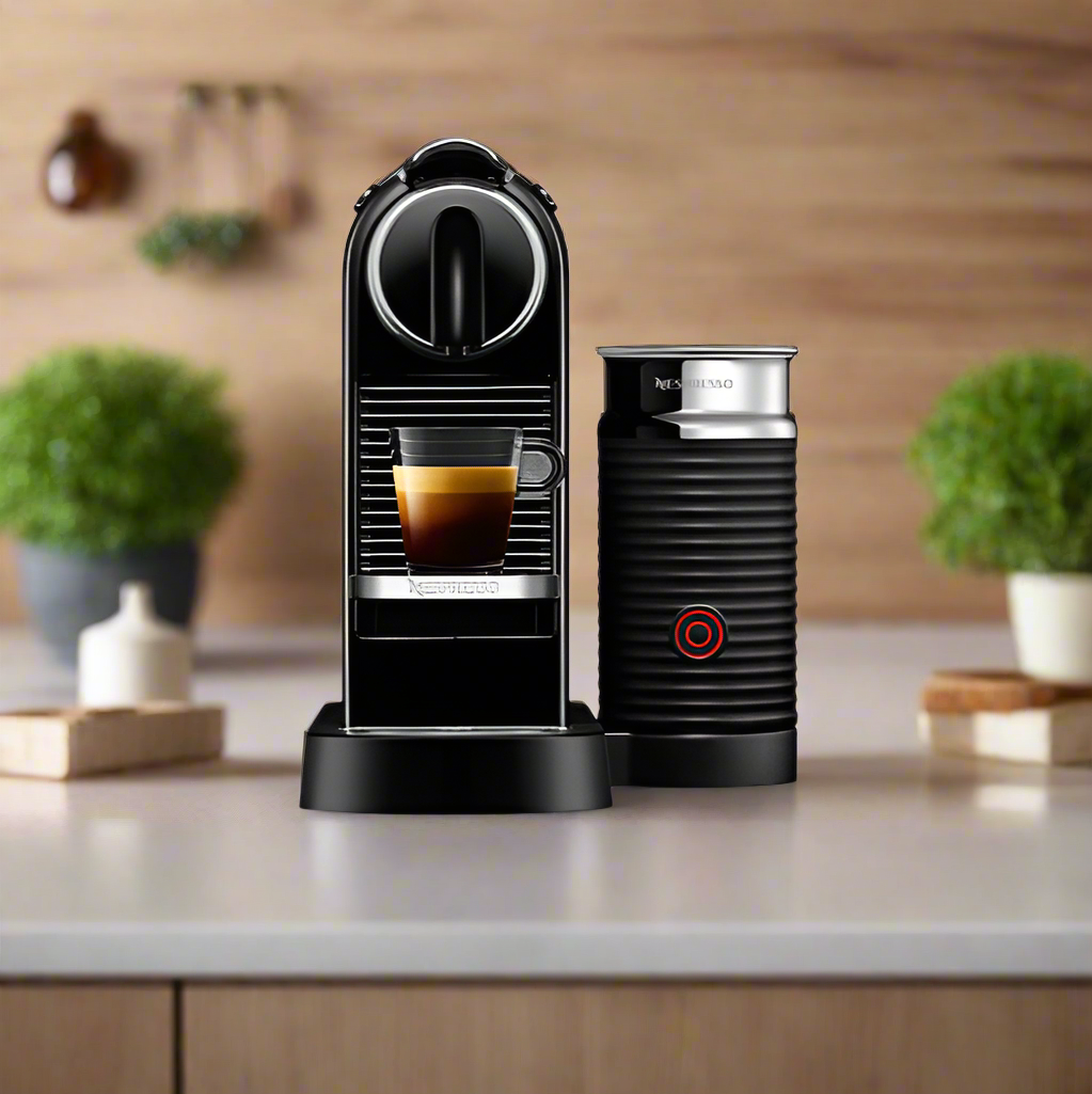 NESPRESSO CITIZ & MILK COFFEE MAKER - BLACK