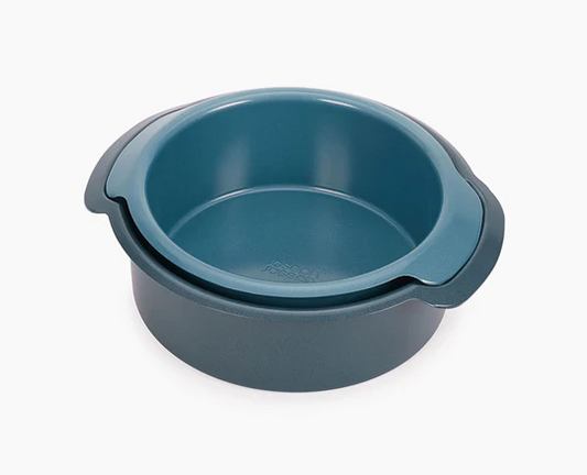 JOSEPH JOSEPH NEST BAKE ROUND CAKE TIN SET OF 2