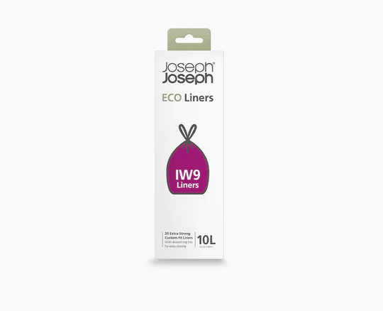 JOSEPH JOSEPH IW9 10L ECO LINERS 20 PCS (GREY)