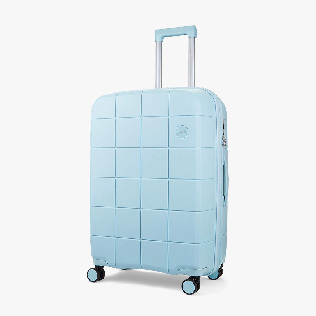 ROCK PIXEL SUITCASE - PASTEL BLUE