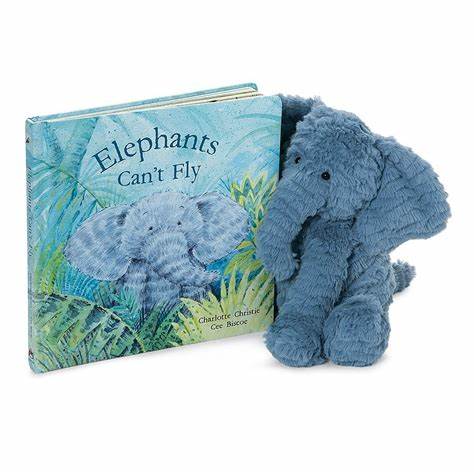 JELLYCAT ELEPHANTS CAN'T FLY BOOK