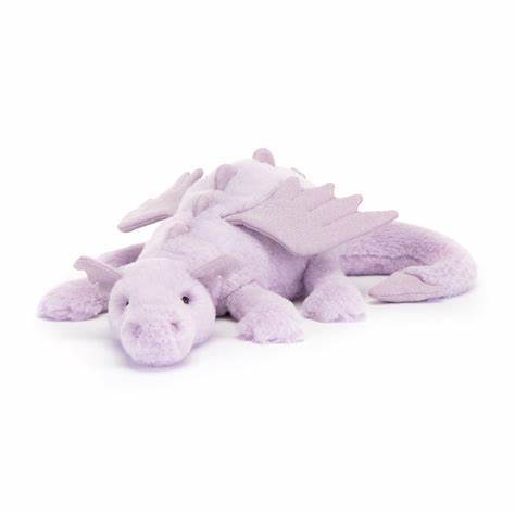 JELLYCAT LAVENDER DRAGON LARGE