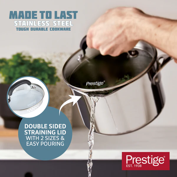 PRESTIGE MADE TO LAST COOKWARE SET 5 PIECE SET