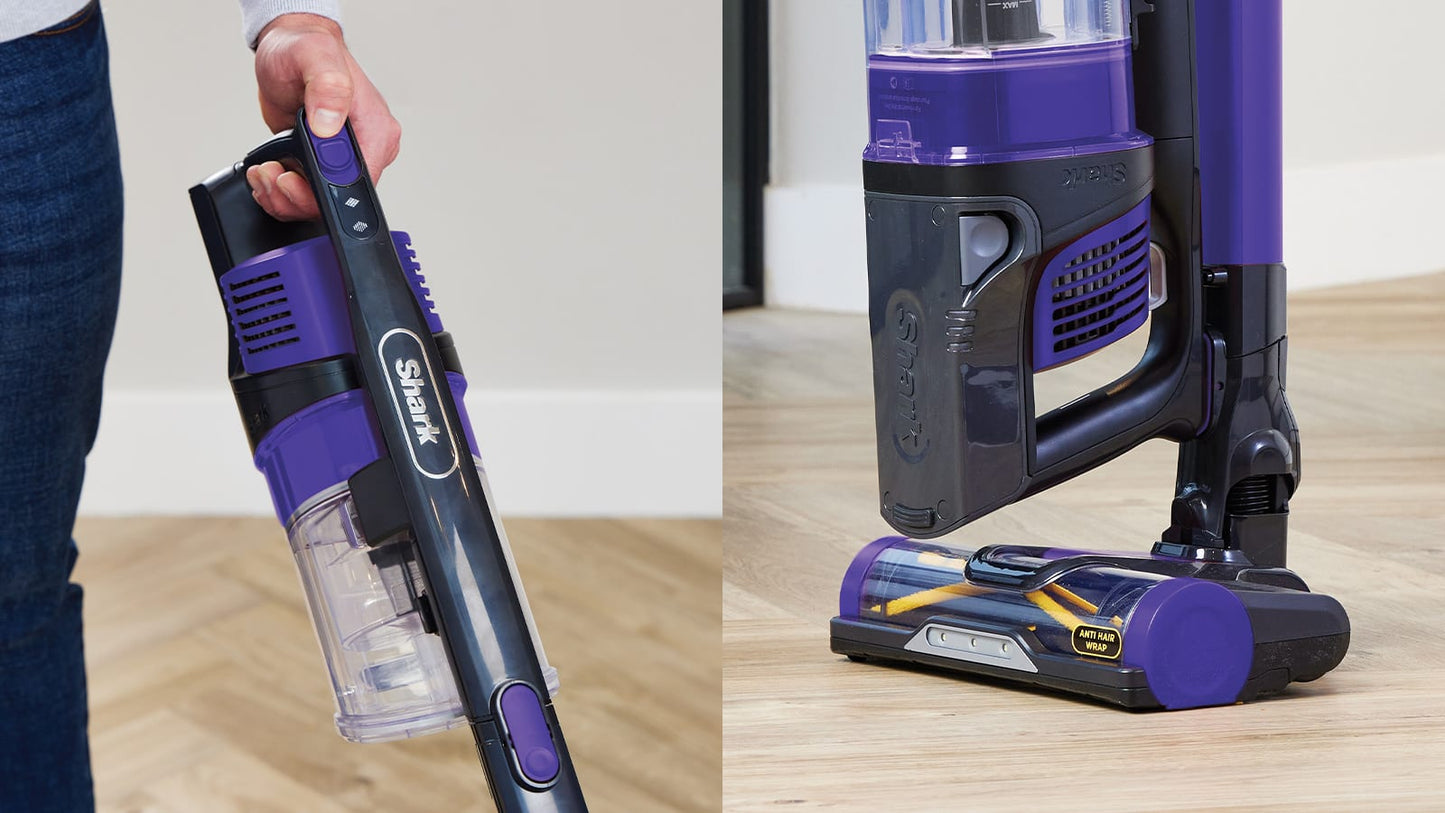 SHARK ANTI HAIR WRAP WITH PET TOOL CORDLESS VACUUM CLEANER - PURPLE IZ202UKT