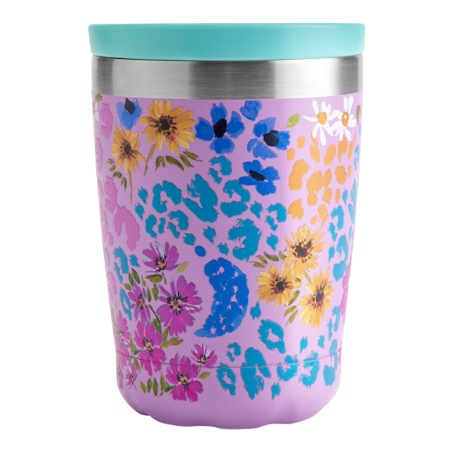 CHILLY'S COFFEE CUP LEOPARD BLOSSOM 340ML